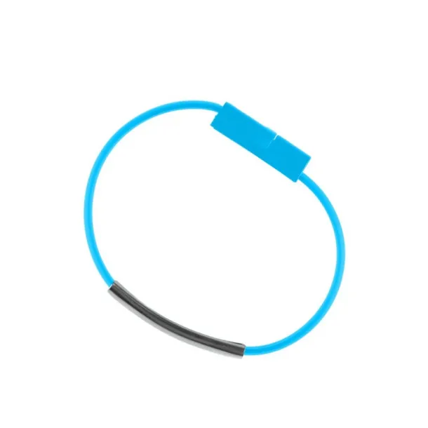  Wristband, bracelet, charging and synchronization cable blue