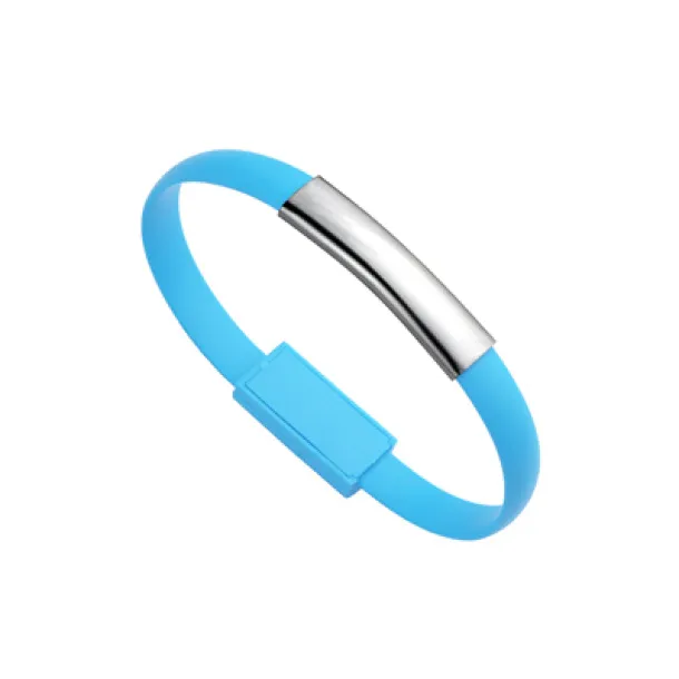  Wristband, bracelet, charging and synchronization cable blue