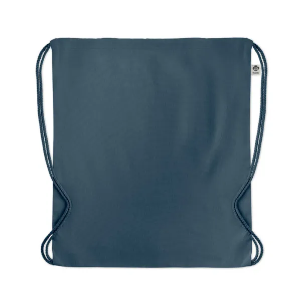 YUKI COLOUR Organic cotton drawstring bag Blue