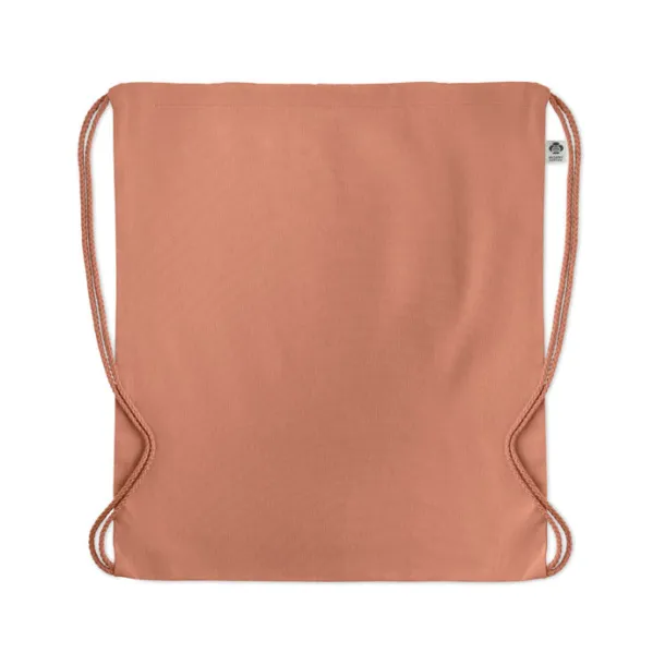 YUKI COLOUR Organic cotton drawstring bag Orange