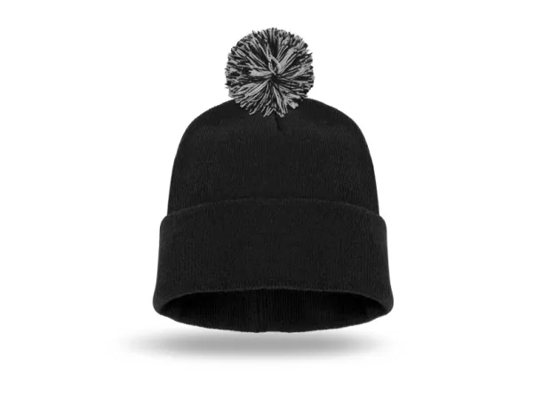 POM POM winter cap - EXPLODE Black