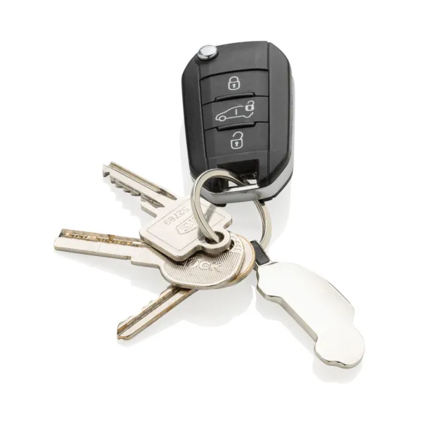  RCS recycled zinc alloy car keyring - XD Collection Silver 