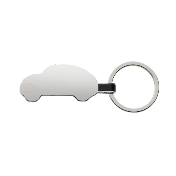 RCS recycled zinc alloy car keyring - XD Collection Silver 