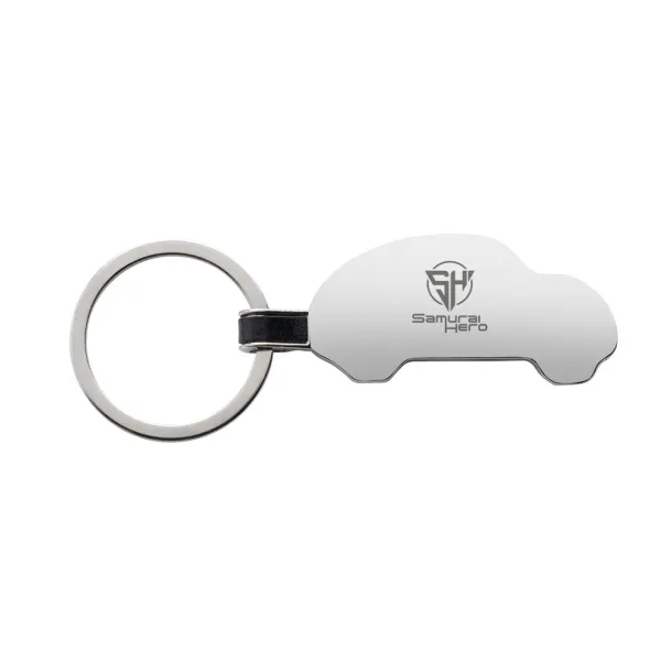 RCS recycled zinc alloy car keyring - XD Collection Silver 