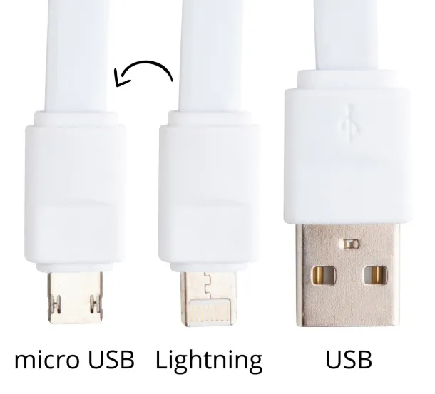 Stash USB kabel Bijela