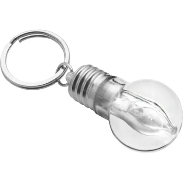  Keyring "light bulb" silver