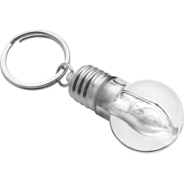  Keyring "light bulb" Srebrna