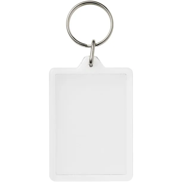 Vito C1 rectangular keychain - PF Manufactured White