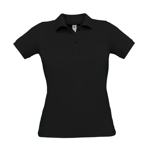  Safran Pure/women Polo - B&C Black