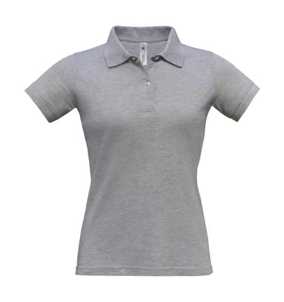  Safran Pure/women Polo - B&C Heather Grey