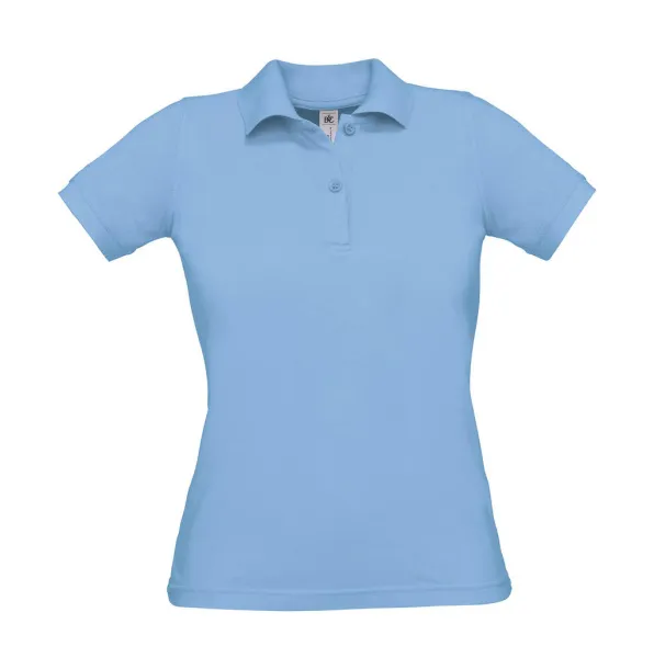  Safran Pure/women Polo - B&C Sky blue