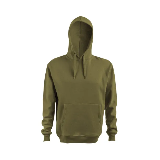 PHOENIX unisex hoodica, 320 g/m² Vojno zelena