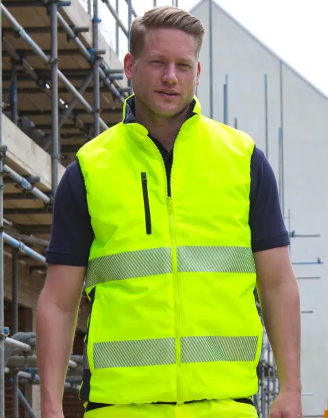  Reversible Soft Padded Safety Gilet - Result Safe-Guard