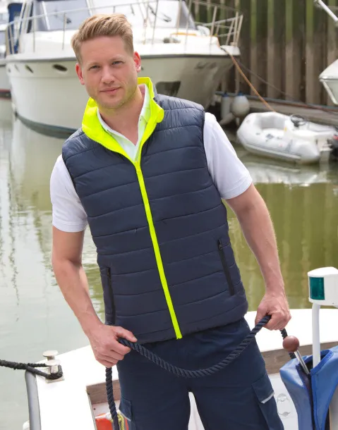  Reversible Soft Padded Safety Gilet - Result Safe-Guard