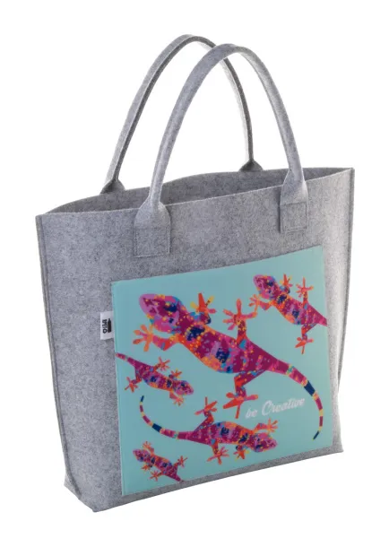 CreaFelt Shop A custom shopping bag Grey