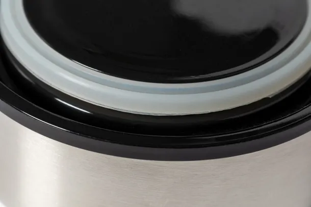 Foxyn stainless steel lunch box Silver Black