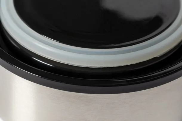 Foxyn stainless steel lunch box Silver Black