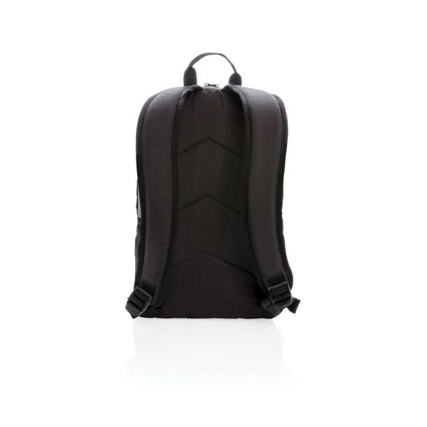  Solar panel power hiking backpack PVC free Black Grey