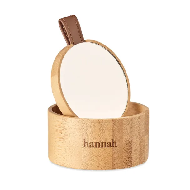 TREASURE Bamboo mirror jewellery box Wood