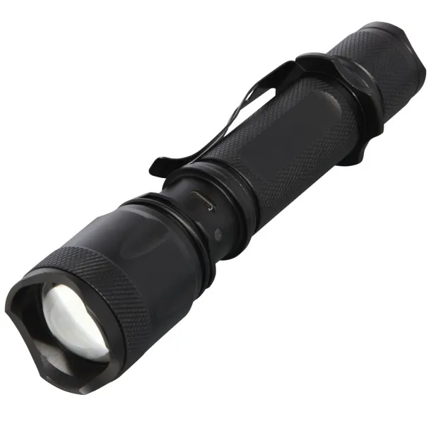 Mears 5W rechargeable tactical flashlight - STAC Crna