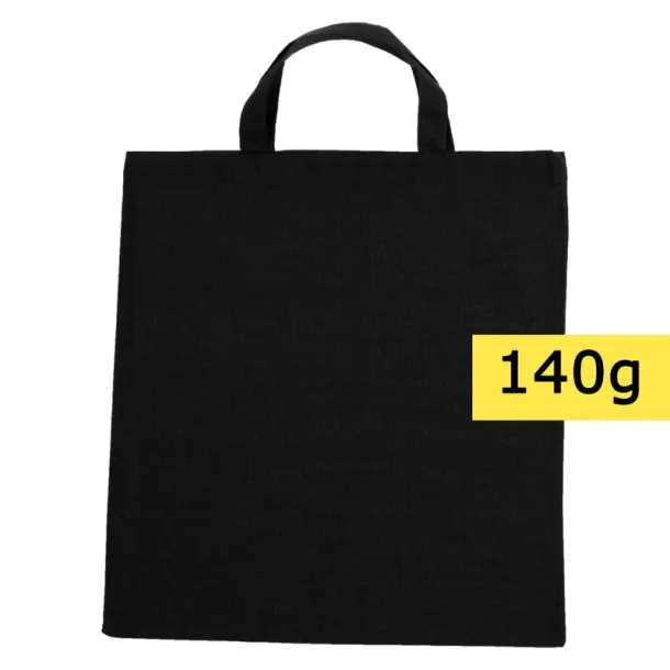  Cotton shopping bag, 140 g/m2 black