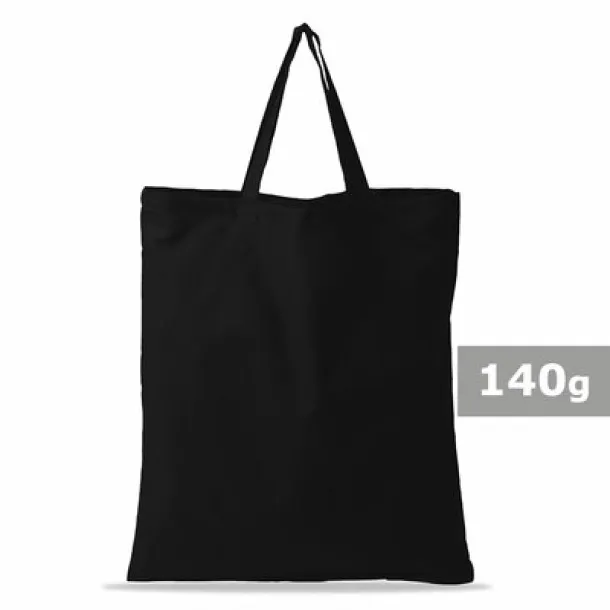  Cotton shopping bag, 140 g/m2 black