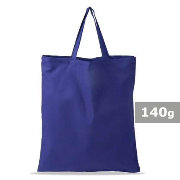  Cotton shopping bag, 140 g/m2 navy blue