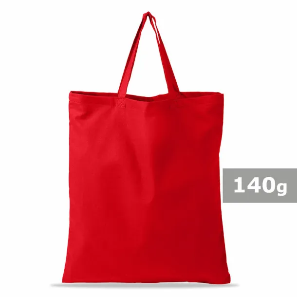  Cotton shopping bag, 140 g/m2 Crvena