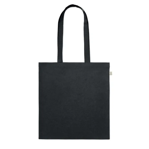 VIVEKA COLOUR Recycled cotton shopping bag Black