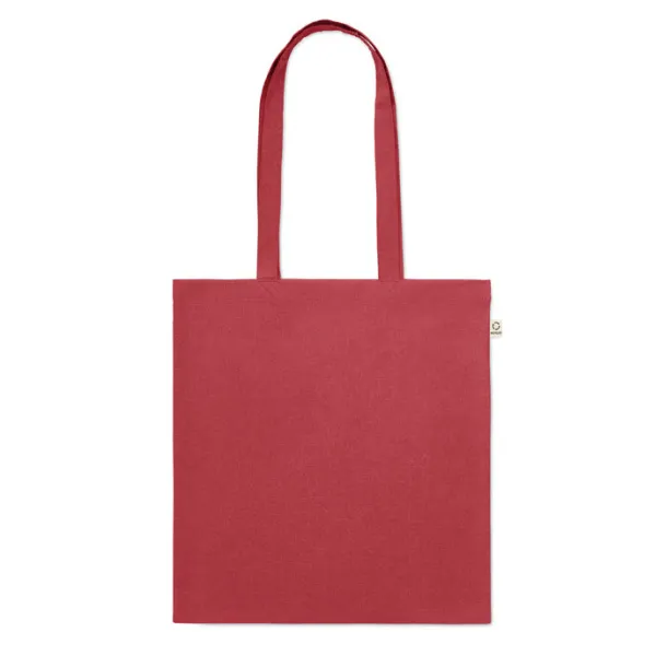 VIVEKA COLOUR Recycled cotton shopping bag Red