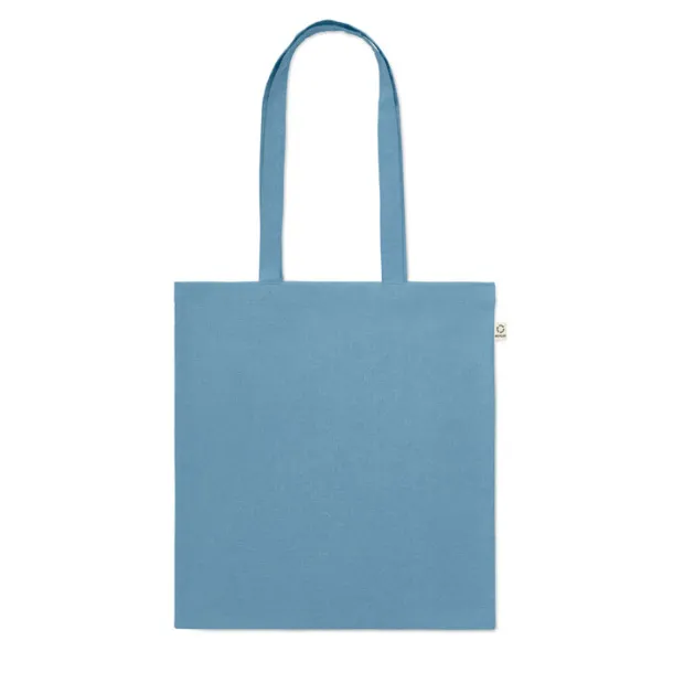 VIVEKA COLOUR Recycled cotton shopping bag petrol