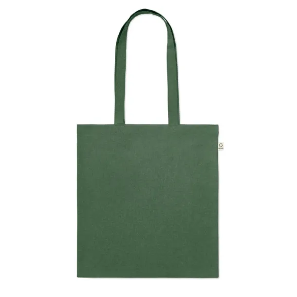 VIVEKA COLOUR Recycled cotton shopping bag Dark green