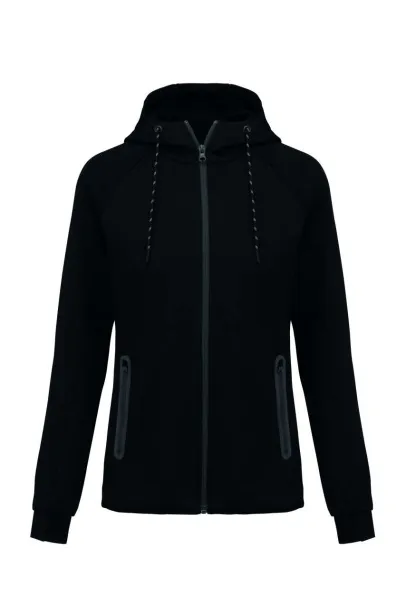  LADIES’ HOODED SWEATSHIRT - Proact Black