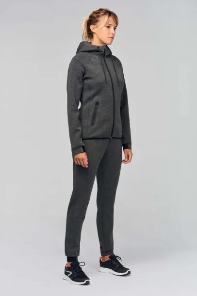  Ženska hoodica s patentom, 310 g/m2 - Proact French Navy Heather