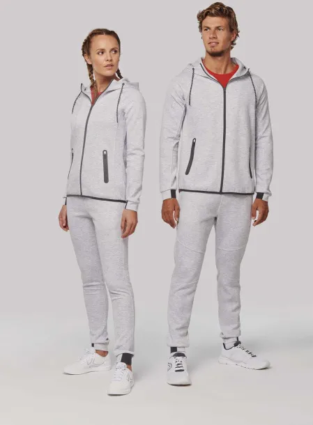  Ženska hoodica s patentom, 310 g/m2 - Proact French Navy Heather