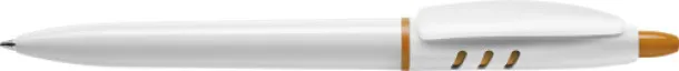 STILOLINEA S30 plastic ballpen - Stilolinea Bijela Narančasta
