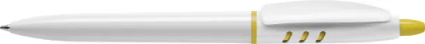 STILOLINEA S30 plastic ballpen - Stilolinea Bijela Žuta