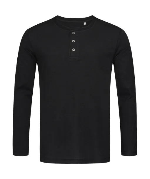  Shawn Henley LS T-shirt Men - Stedman Black Opal