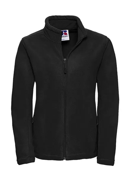  Ladies' Full Zip Outdoor Fleece - Russell  Black