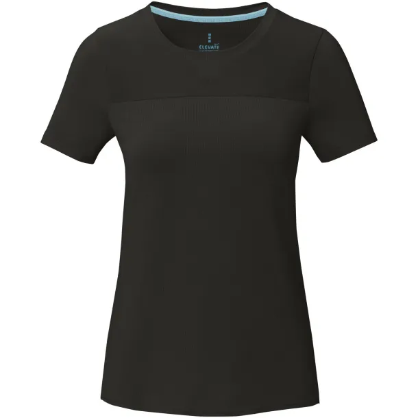 Borax short sleeve women's GRS recycled cool fit t-shirt - Elevate NXT Solid black