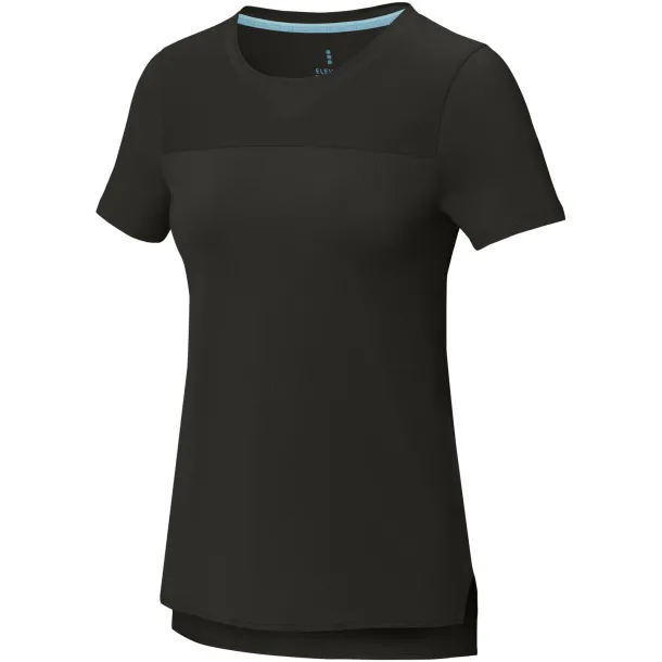 Borax short sleeve women's GRS recycled cool fit t-shirt - Elevate NXT Solid black