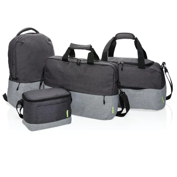  Duo color RPET 15.6" RFID laptop bag PVC free Grey