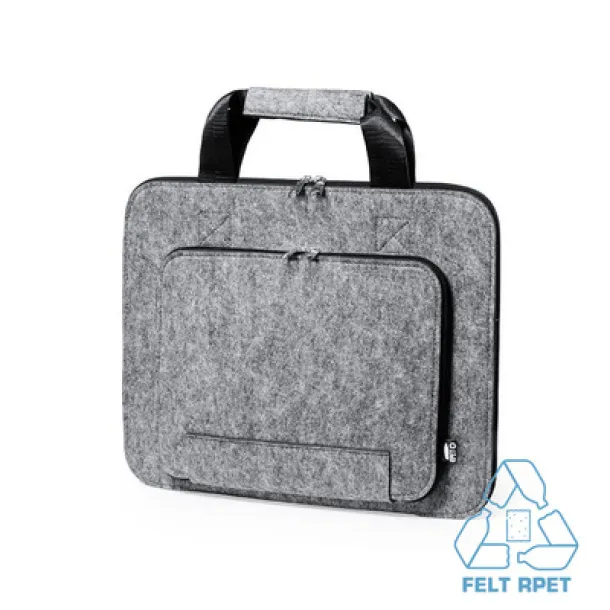  Felt RPET conference folder graphite