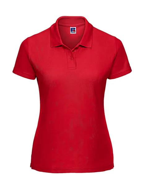  Klasična ženska poli pamučna polo majica - Russell  Bright Red