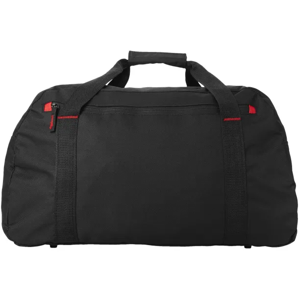 Vancouver travel duffel bag Crna Red