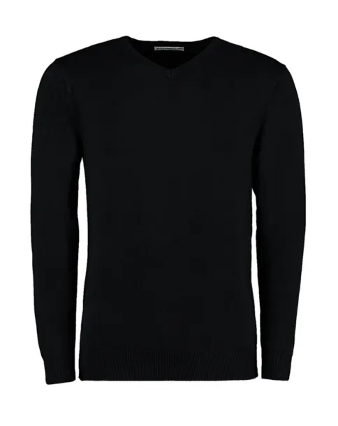  Classic Fit Arundel V Neck Sweater - Kustom Kit Black