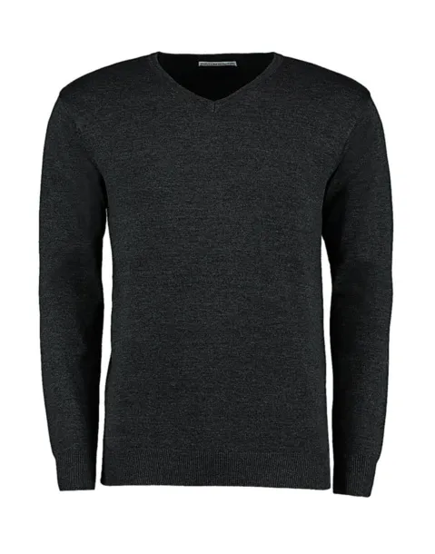  Classic Fit Arundel V Neck Sweater - Kustom Kit Graphite