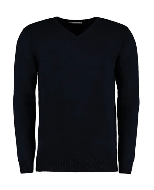  Classic Fit Arundel V Neck Sweater - Kustom Kit Navy