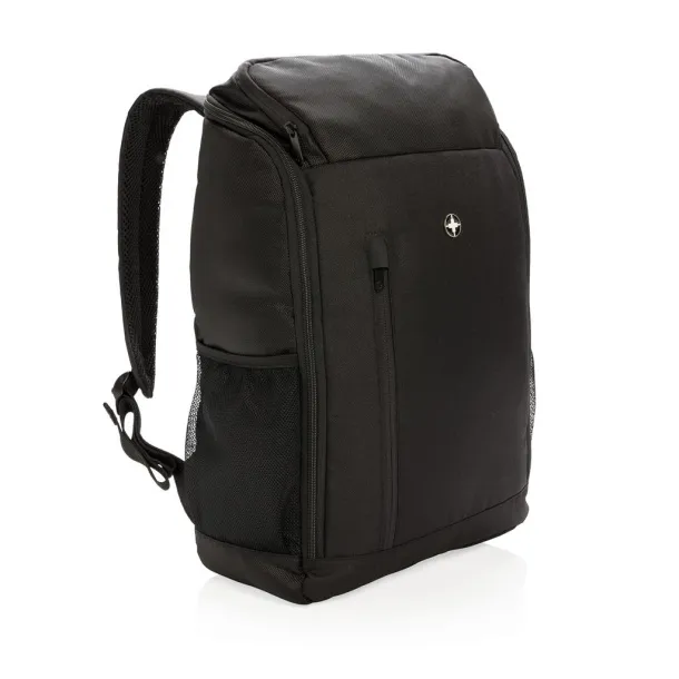  Swiss Peak ruksak za 15" prijenosno računalo s lakim pristupom i RFID-om bez PVC-a Crna