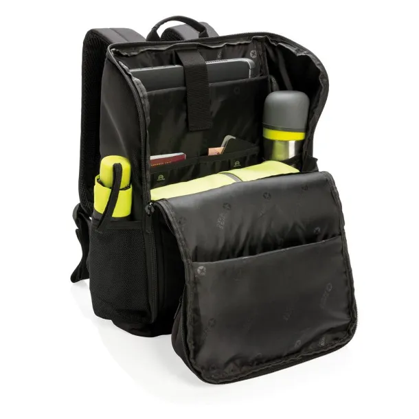  Swiss Peak ruksak za 15" prijenosno računalo s lakim pristupom i RFID-om bez PVC-a Crna